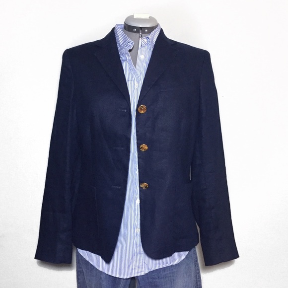 chaps navy blue blazer